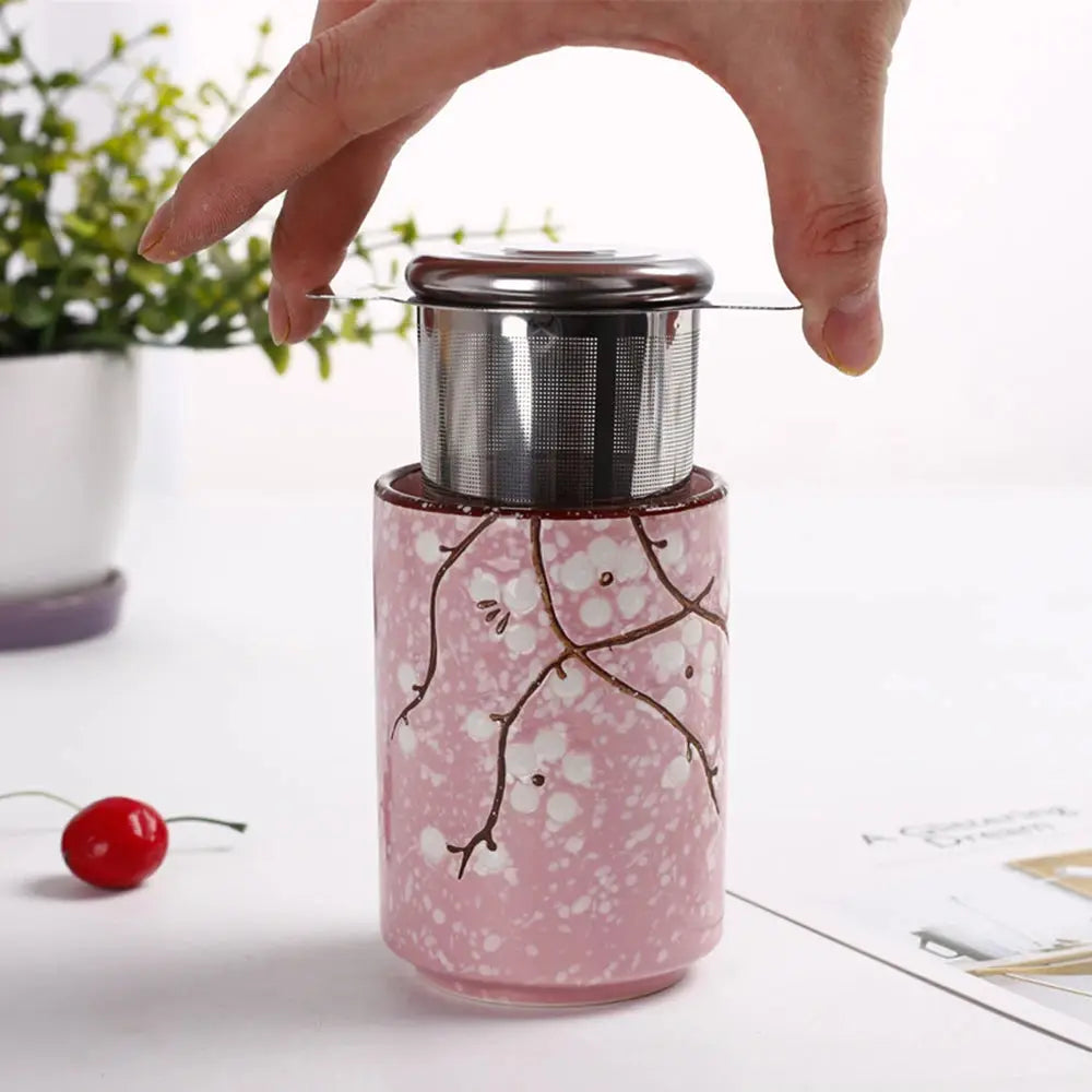 Premium Stainless Steel Tea Infuser with Cover | Leak-Free Tea Filter Accessory