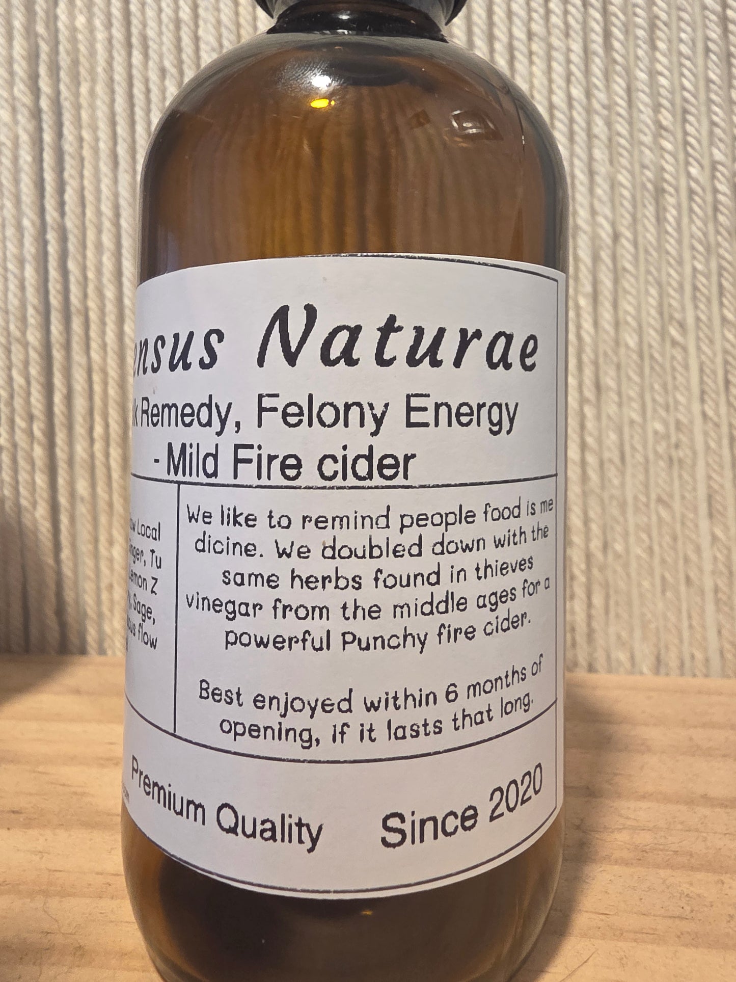 Folk remedy- felony energy