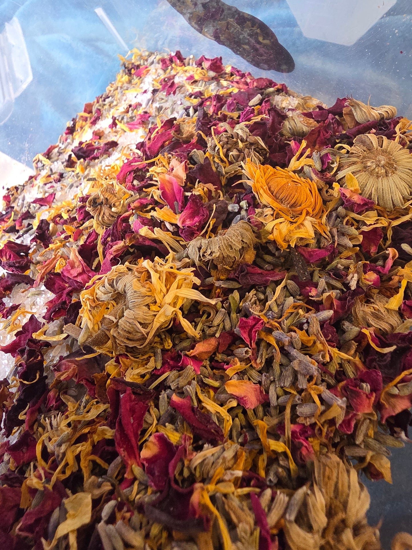 Salted bath tea